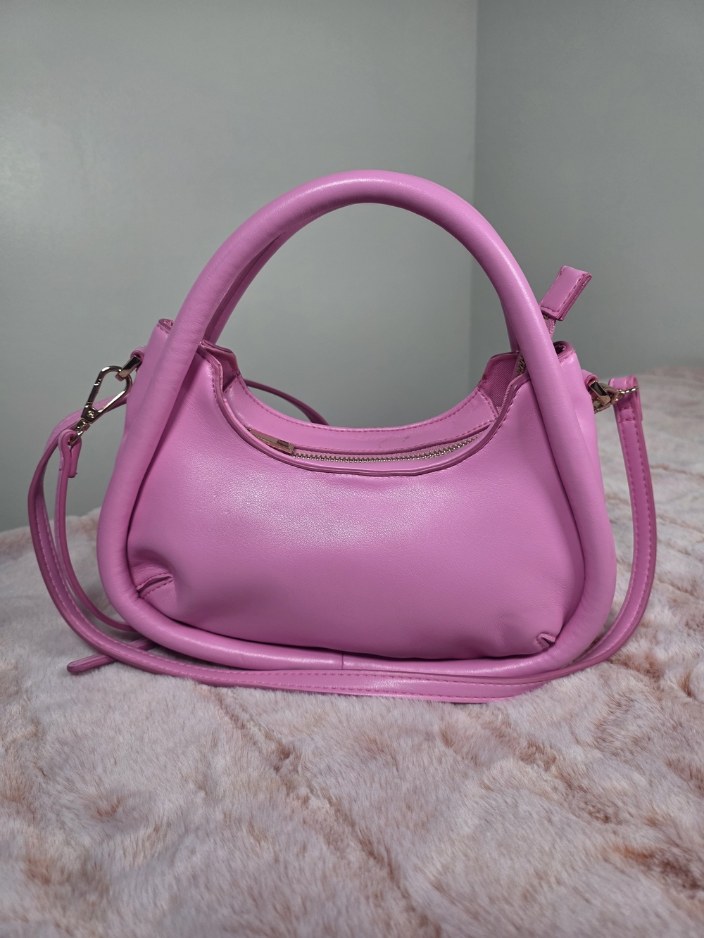 a new day Pink Curved Top-Handle Shoulder Bag